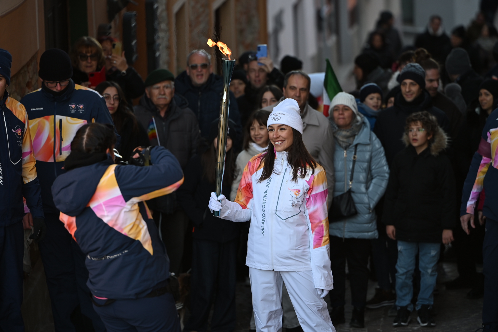 Il viaggio della fiamma / Anche La Morra illuminata dal fuoco che è simbolo dei Giochi 12