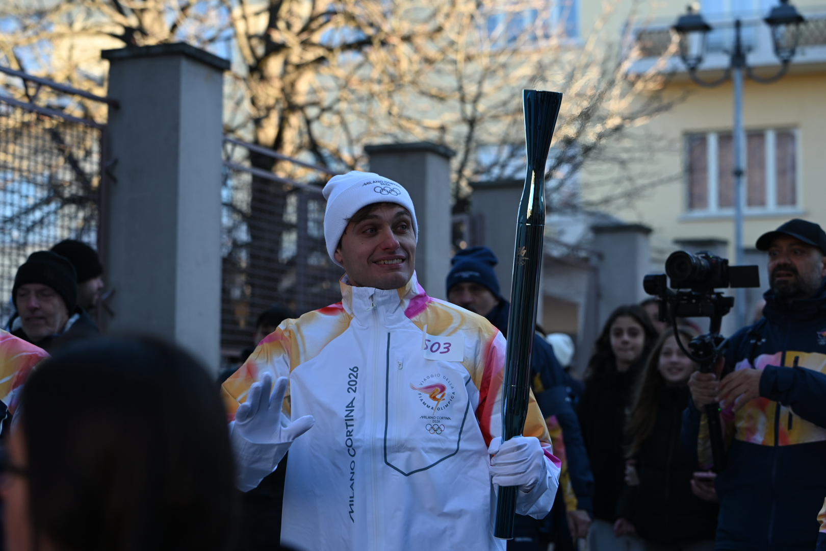 Il viaggio della fiamma / Anche La Morra illuminata dal fuoco che è simbolo dei Giochi 13