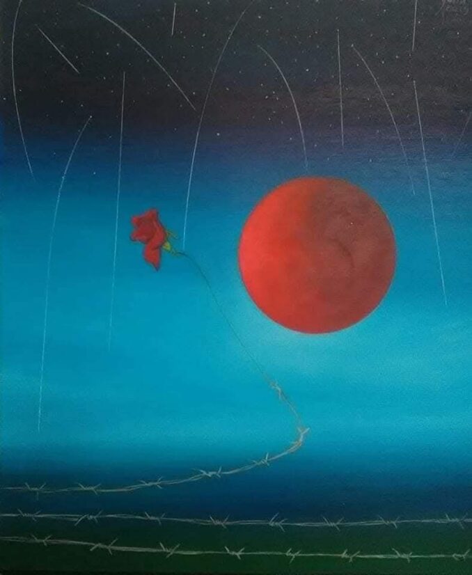 Un dipinto di Franco Gotta per la giornata della Memoria