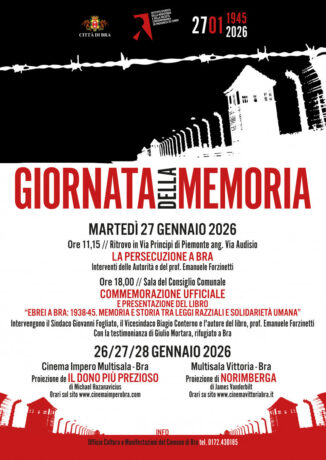 Bra: il programma per le giornate della Memoria e del Ricordo