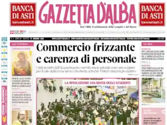 Gazzetta d’Alba arriverà nelle edicole martedì 27 gennaio: ecco la copertina