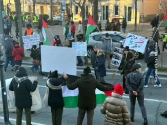Passaggio della fiaccola olimpica: le proteste pro Palestina e contro la presenza di Israele 5