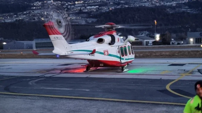Tragedia di Crans-Montana: elisoccorso piemontese impiegato per il trasporto dei feriti