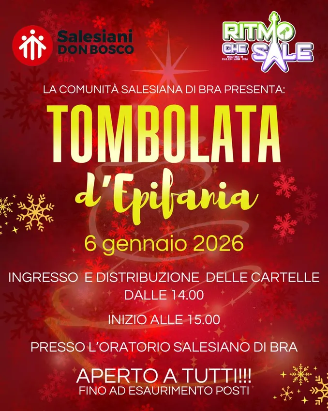 Con la tombolata della Befana ai Salesiani di Bra tutte le feste vanno via 1