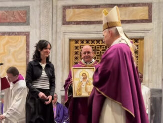 L’artista braidese Silvia Allocco ricevuta dal Papa 1