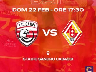Il Carpi supera 2-1 Bra: i giallorossi tornano in zona playout