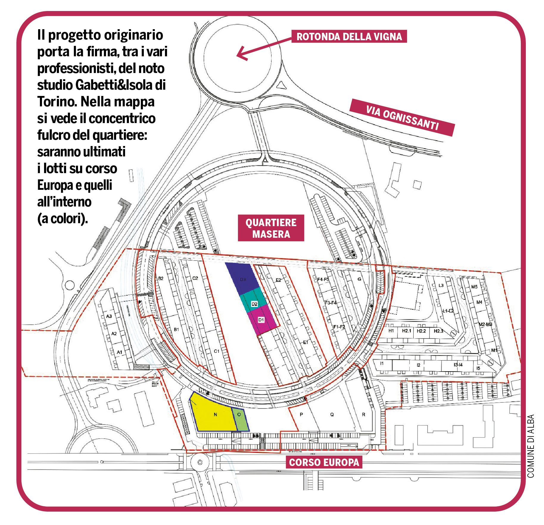 Edifici, spazi pubblici e verde: dopo 30 anni saranno completati i Tetti blu