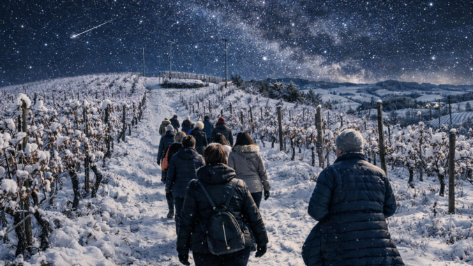 A Perletto la camminata è sotto le stelle