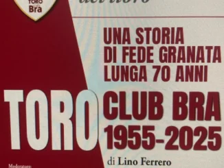 Bra si tinge di granata per il libro sui 70 anni del Toro club