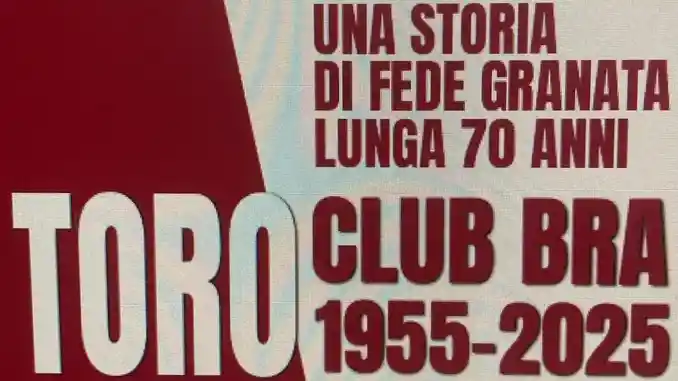 Bra si tinge di granata per il libro sui 70 anni del Toro club