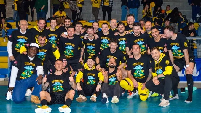 L'Area calcio futsal maschile ha vinto la C2 con quattro giornate d&rsquo;anticipo