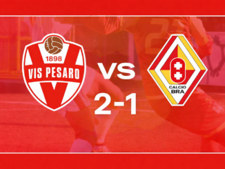 Il Bra, in dieci per tutto il secondo tempo, torna da Pesaro con una sconfitta "di misura"