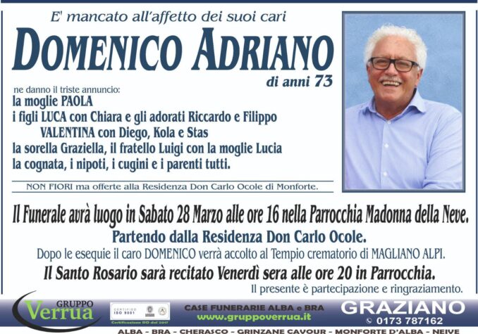 Addio a Domenico Adriano, anima del balon: se ne va uno storico pilastro della pallapugno 1