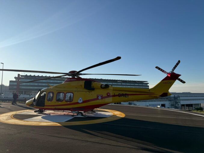 Ospedale di Verduno: autorizzata da ENAC la nuova elisuperficie h24 per l’elisoccorso