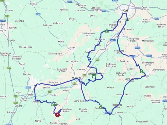 Ciclismo / Oggi la tappa Barbaresco-Barolo apre la Coppi e Bartali. Doppio passaggio (con chiusura strade) ad Alba
