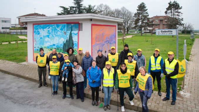 Pulizie di primavera e arte urbana in Oltreferrovia
