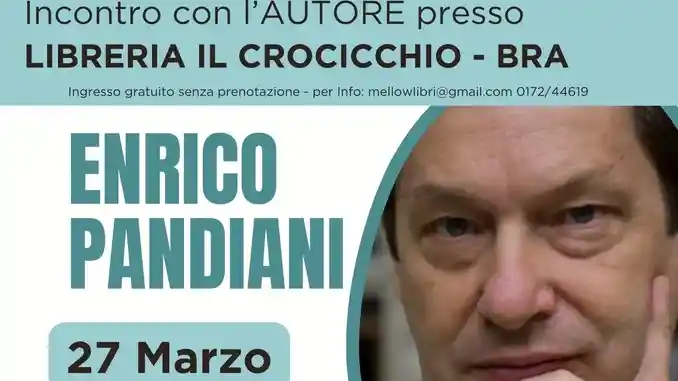 Un pomeriggio nel cuore del noir: Enrico Pandiani ospite al Crocicchio di Bra