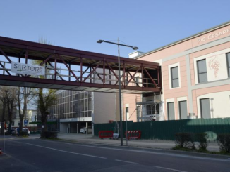 La passerella della cantina Pio Cesare è quasi pronta