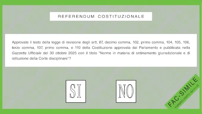 Referendum: aperti i seggi, si vota oggi e domani