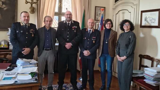 L&rsquo;Amministrazione saluta il comandante della Compagnia Carabinieri di Bra, il colonnello Lorenzo Repetto