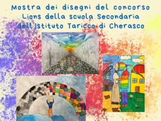Apre il 30 aprile la mostra dei disegni per la pace proposta dal Lions agli studenti di Cherasco