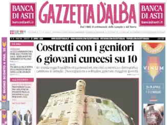 Anteprima Gazzetta d&rsquo;Alba: ecco la copertina che sar&agrave; nelle edicole domani, marted&igrave; 21 aprile
