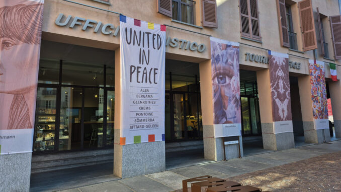 &ldquo;United in Peace&rdquo;: ad Alba la staffetta artistica della pace
