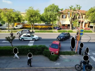 Scontro tra tre veicoli in viale Madonna dei fiori a Bra, nessun ferito ma traffico in tilt