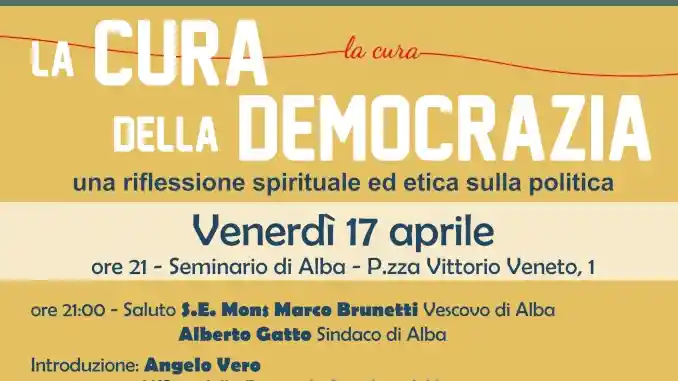 Oggi a Bra / Istituzioni laiche e religiosi insieme per discutere di democrazia