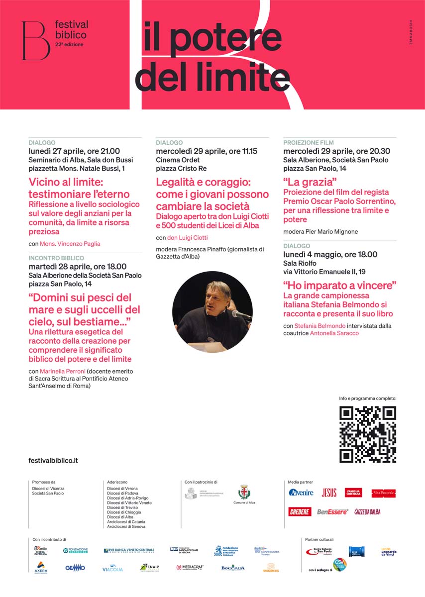 Festival biblico ad Alba: stasera monsignor Vincenzo Paglia rifletter&agrave; sul valore degli anziani 1