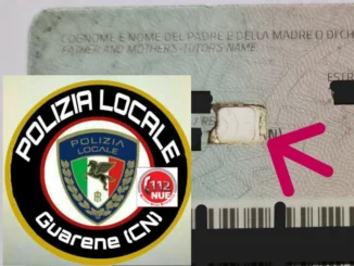 Cinquantenne denunciato a Guarene per aver tolto il microchip dalla carta d'identità