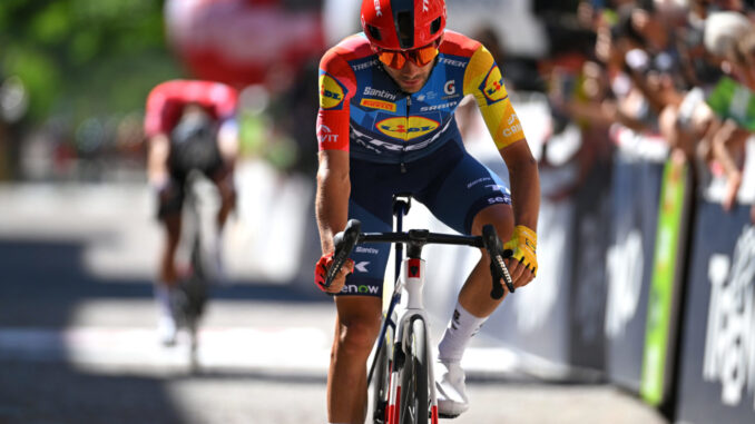 Sobrero al secondo posto nella penultima tappa del Tour of the Alps 1