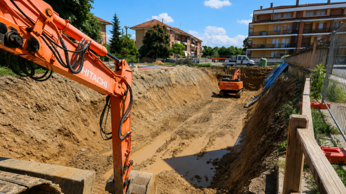 Bra: in corso di realizzazione la vasca di laminazione per lo smaltimento delle acque meteoriche 1
