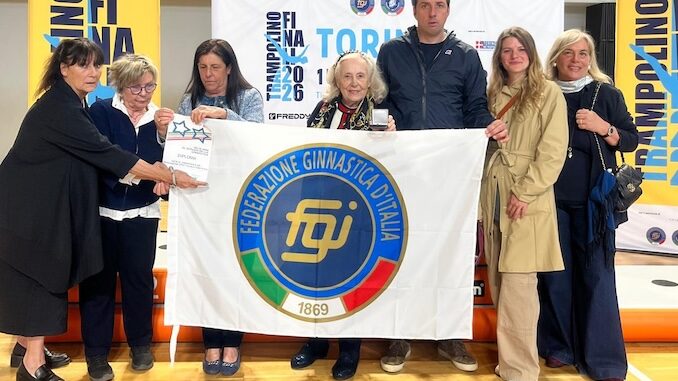 La Ginnastica Alba premiata dalla Federazione ginnastica d’Italia per 50 anni di attività