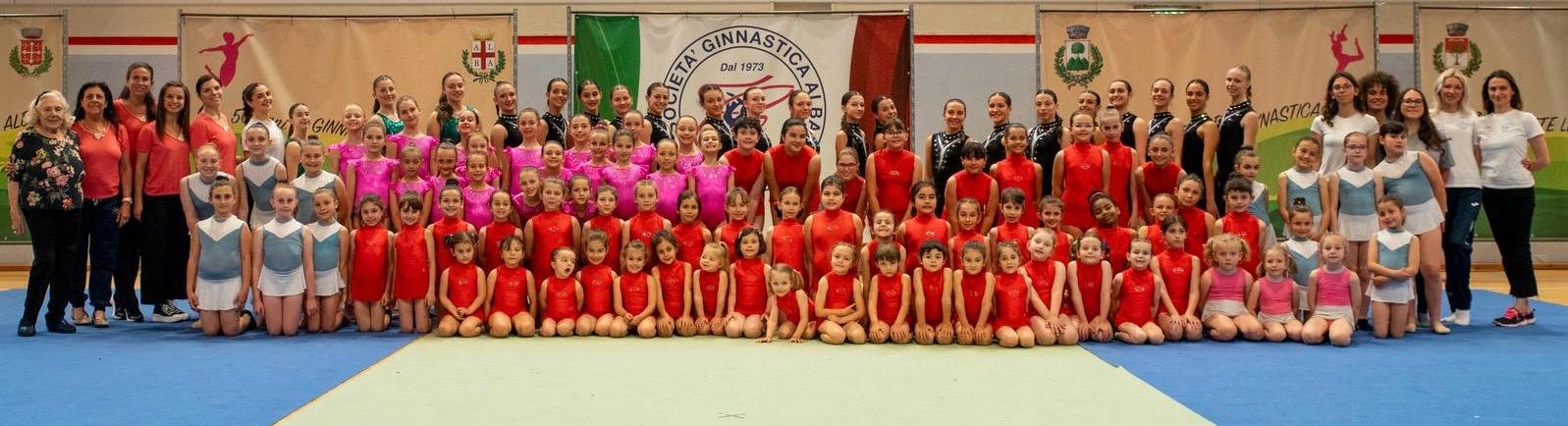 La Ginnastica Alba prepara il saggio deaccademia delle rose.