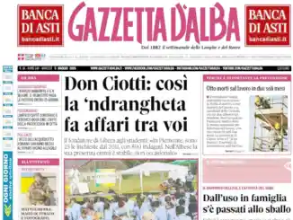 Anteprima Gazzetta d&rsquo;Alba: ecco la copertina che sar&agrave; nelle edicole domani, marted&igrave; 5 maggio