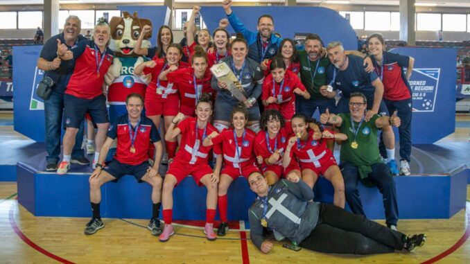 Il Piemonte è campione d'Italia nel calcio a 5 femminile