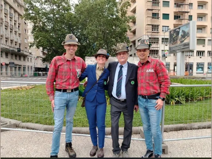 Bra protagonista all’Adunata nazionale degli alpini di Genova 1