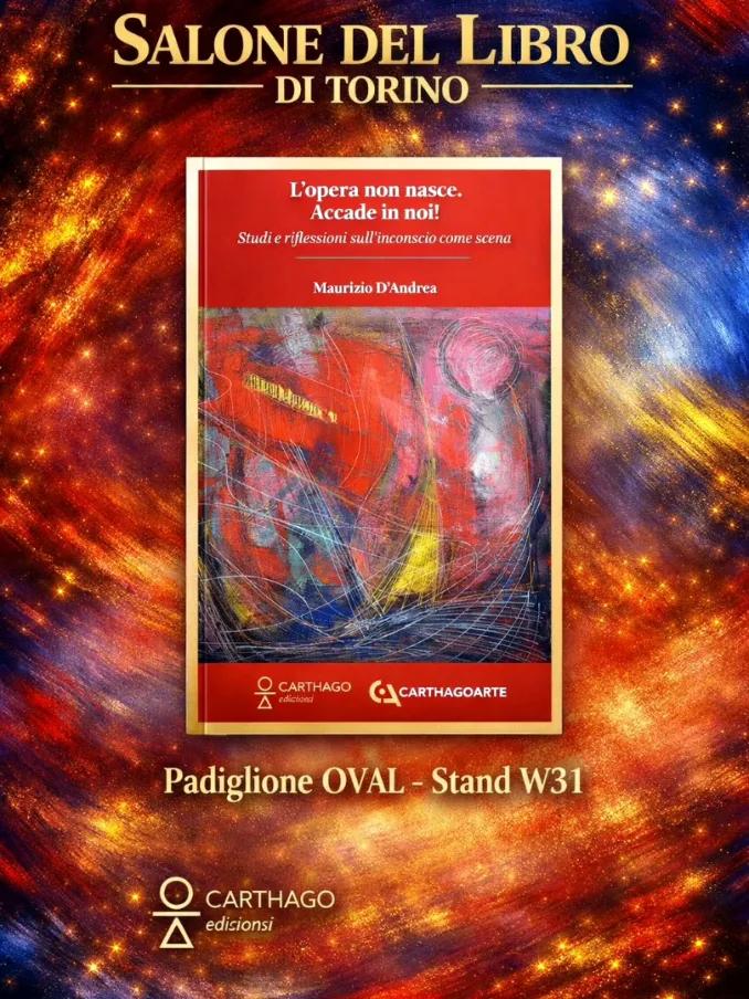 L&rsquo;artista albese Maurizio D&rsquo;Andrea al Salone del libro di Torino con tre volumi dedicati all&rsquo;inconscio nell&rsquo;arte 1