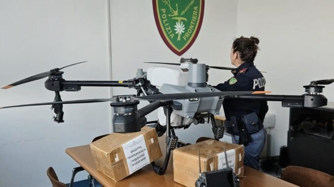Aeroporto di Cuneo: sequestrato drone di grandi dimensioni