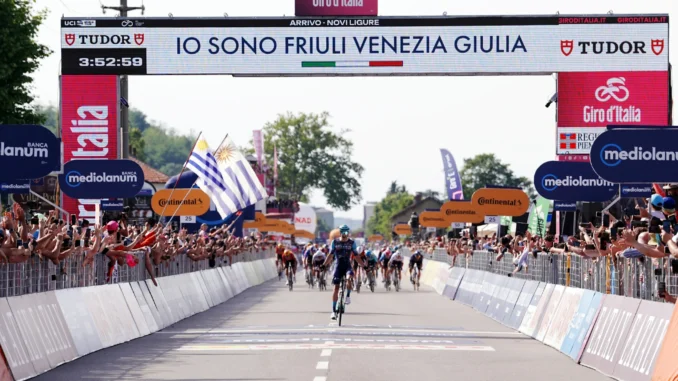 Il Giro è in Piemonte: a Novi Ligure vince Segaert, domani il via da Alessandria