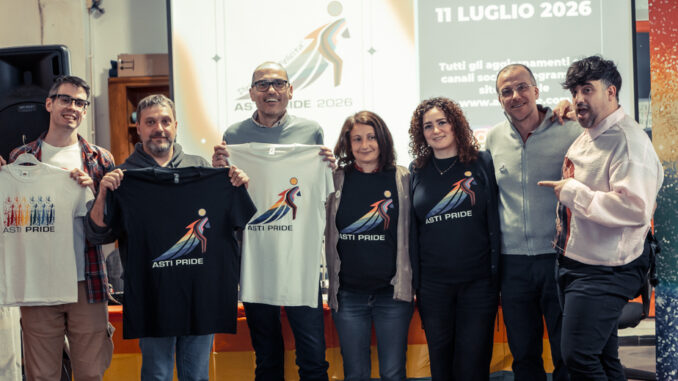 Asti Pride 2026: “Diritti alla felicità” per l’11 luglio