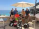 Il cheraschese Elio Sicca partecipa alla staffetta di nuoto attorno all'isola di Levanzo