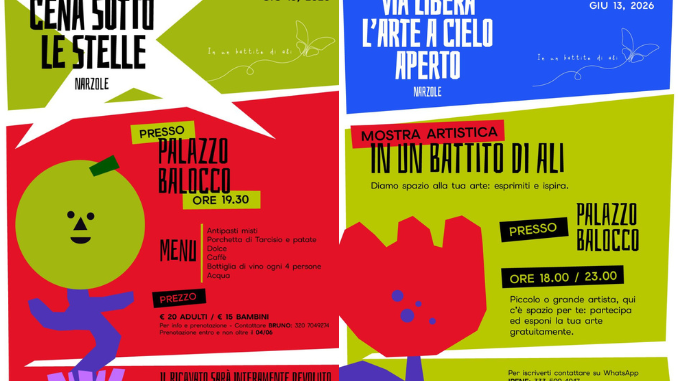 Oggi (sabato 13 giugno) a Narzole appuntamento con l'associaizone In un battito di ali: quando il dolore di un ricordo diventa forza per cambiare le cose