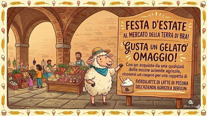 Mercato della Terra di Bra: torna l&rsquo;appuntamento con i produttori Slow Food e tante novit&agrave; estive