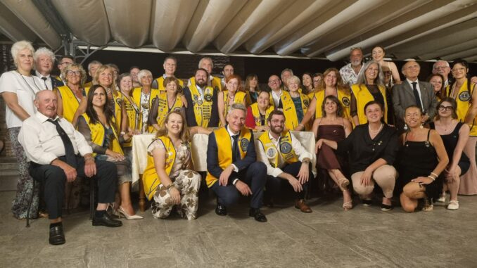 Asti: i Lions celebrano il passaggio della campana e il servizio
