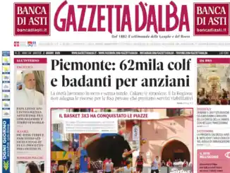 Anteprima Gazzetta d&rsquo;Alba: ecco la copertina che sar&agrave; nelle edicole domani, marted&igrave; 26 maggio 1