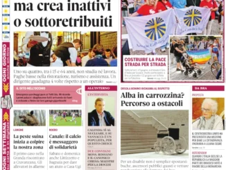 Anteprima Gazzetta d’Alba: ecco la copertina che sarà nelle edicole domani, martedì 9 giugno