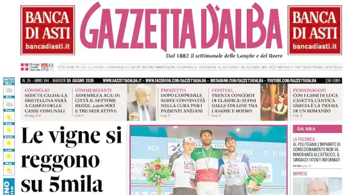 Pronta la copertina che sarà nelle edicole domani, martedì 30 giugno