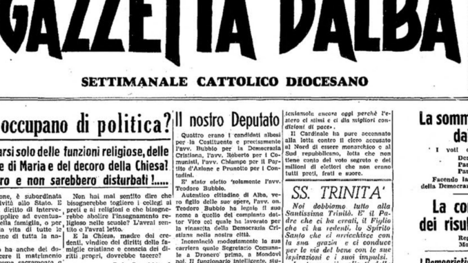 2 giugno: l'avvento della Repubblica nelle pagine di Gazzetta d'Alba del 1946 2